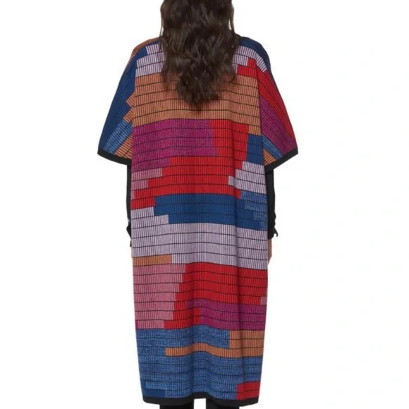 Mara Hoffman Radial Sweater Cape Poncho RARE One Size Fits All sizing - Picture 2 of 8